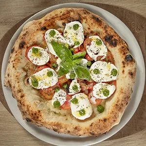 Pizza come una caprese