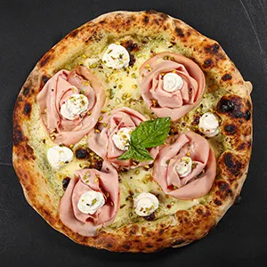 Pizza mortadella