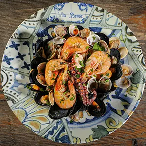 Soutè ai frutti di mare